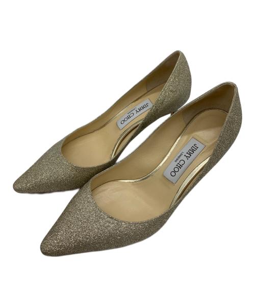 JIMMY CHOO（ジミーチュウ）JIMMY CHOO (ジミーチュウ) ROMY 60 ゴールド サイズ:37 1/2の古着・服飾アイテム