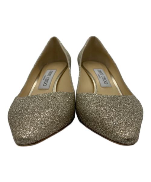 JIMMY CHOO（ジミーチュウ）JIMMY CHOO (ジミーチュウ) ROMY 60 ゴールド サイズ:37 1/2の古着・服飾アイテム