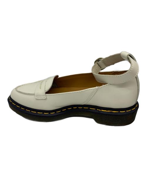 Dr.Martens（ドクターマーチン）Dr.Martens (ドクターマーチン) アンクルストラップコインローファー ホワイト サイズ:UK5の古着・服飾アイテム