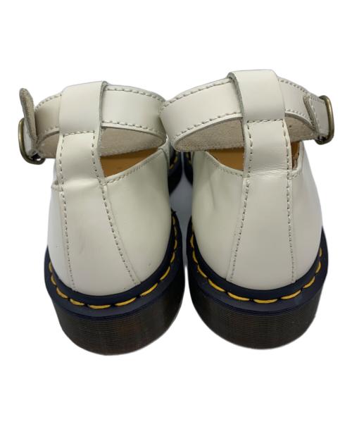 Dr.Martens（ドクターマーチン）Dr.Martens (ドクターマーチン) アンクルストラップコインローファー ホワイト サイズ:UK5の古着・服飾アイテム