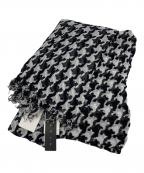 theoryセオリー）の古着「ストール」｜ブラック×ホワイト