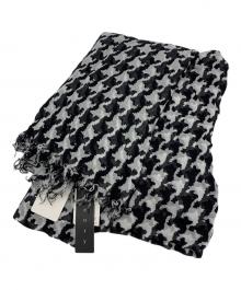 theory（セオリー）の古着「ストール」｜ブラック×ホワイト