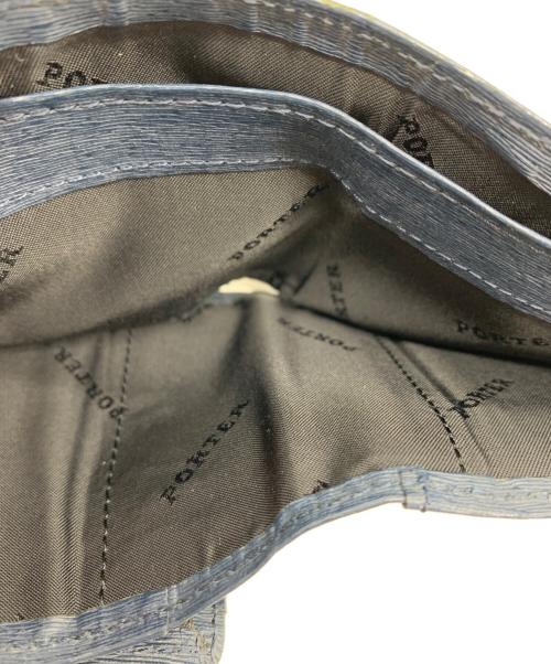 PORTER（ポーター）PORTER (ポーター) CURRENT 2つ折り財布 ネイビーの古着・服飾アイテム