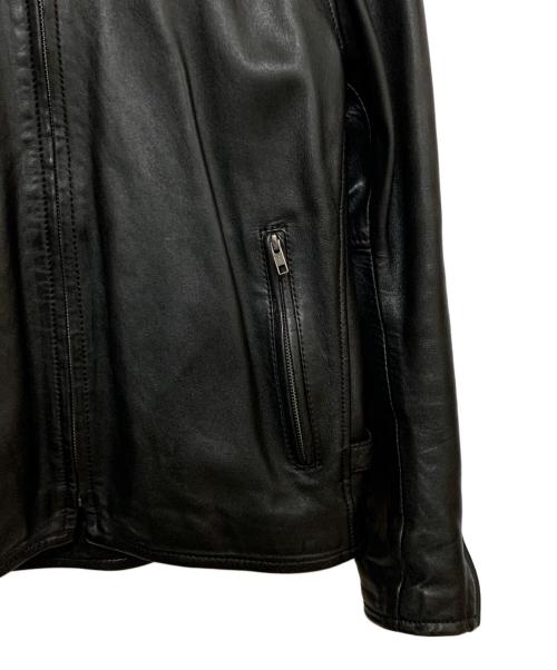 DEGNER（デグナー）Degner (デグナー) ラムレザージャケット ブラック サイズ:XLの古着・服飾アイテム