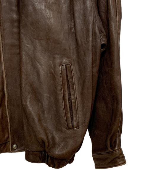 Couture by JPark（クチュール ジェイ・パーク）Couture by JPark (クチュール ジェイ・パーク) レザージャケット ブラウン サイズ:XLの古着・服飾アイテム