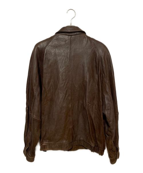 Couture by JPark（クチュール ジェイ・パーク）Couture by JPark (クチュール ジェイ・パーク) レザージャケット ブラウン サイズ:XLの古着・服飾アイテム
