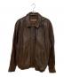 Couture by JPark（クチュール ジェイ・パーク）の古着「レザージャケット」｜ブラウン