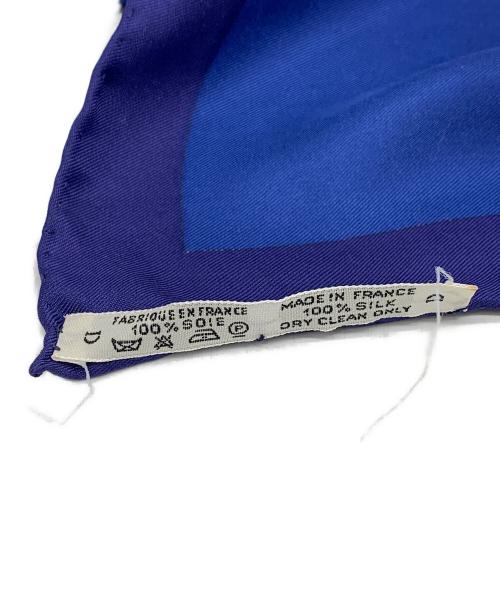 HERMES（エルメス）HERMES (エルメス) カレ90　HELLO DOLLY ブルーの古着・服飾アイテム