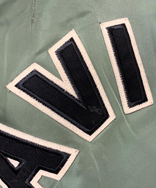 AVIREX（アヴィレックス）AVIREX (アヴィレックス) MA-1ジャケット オリーブ×オレンジ サイズ:Ｌの古着・服飾アイテム