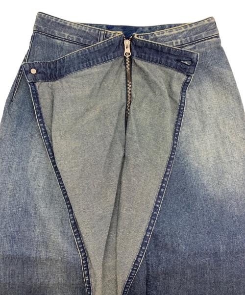 MM6 Maison Margiela（エムエムシックスメゾンマルジェラ）MM6 Maison Margiela (エムエムシックスメゾンマルジェラ) デニムスカート インディゴ サイズ:38の古着・服飾アイテム
