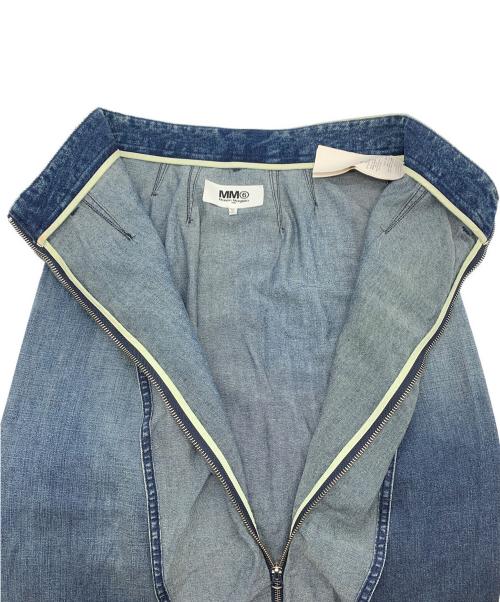 MM6 Maison Margiela（エムエムシックスメゾンマルジェラ）MM6 Maison Margiela (エムエムシックスメゾンマルジェラ) デニムスカート インディゴ サイズ:38の古着・服飾アイテム