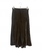 Vivienne Westwood RED LABELヴィヴィアンウエストウッドレッドレーベル）の古着「ベロアスカート」｜ブラウン