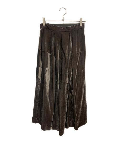 Vivienne Westwood RED LABEL（ヴィヴィアンウエストウッドレッドレーベル）Vivienne Westwood RED LABEL (ヴィヴィアンウエストウッドレッドレーベル) ベロアスカート ブラウン サイズ:2の古着・服飾アイテム