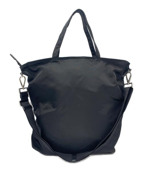 PRADA（プラダ）PRADA (プラダ) ナイロンショルダーバッグ ブラックの古着・服飾アイテム