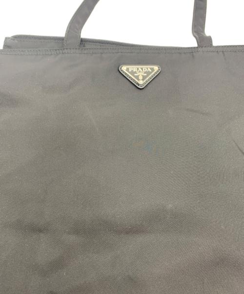 PRADA（プラダ）PRADA (プラダ) ナイロンショルダーバッグ ブラックの古着・服飾アイテム