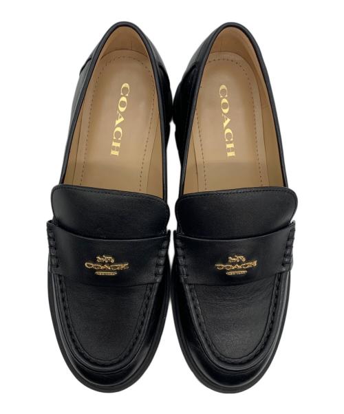 COACH（コーチ）COACH (コーチ) ルーシーローファー ブラック サイズ:7Cの古着・服飾アイテム
