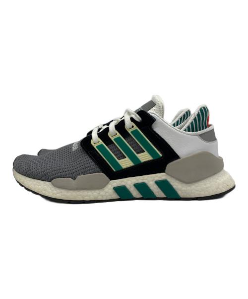 adidas（アディダス）adidas (アディダス)  EQT SUPPORT 91/18  グレー×グリーン サイズ:28.5の古着・服飾アイテム