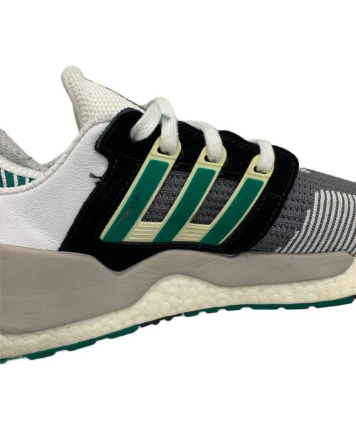 adidas（アディダス）adidas (アディダス)  EQT SUPPORT 91/18  グレー×グリーン サイズ:28.5の古着・服飾アイテム