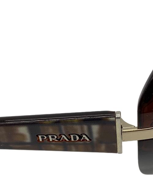 PRADA（プラダ）PRADA (プラダ) アイウェア ブラウン サイズ:60□17の古着・服飾アイテム