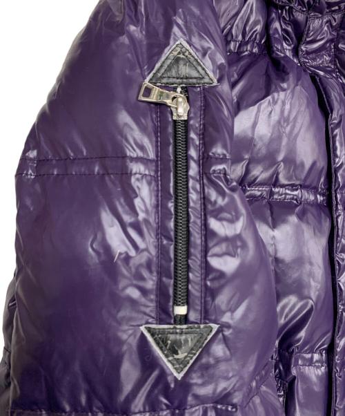 BURBERRY BLACK LABEL（バーバリーブラックレーベル）BURBERRY BLACK LABEL (バーバリーブラックレーベル) 2WAYダウンジャケット パープル サイズ:Mの古着・服飾アイテム