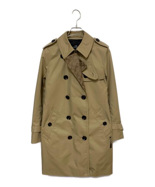 COACH（コーチ）COACH (コーチ) トレンチコート ベージュ サイズ:Sの古着・服飾アイテム