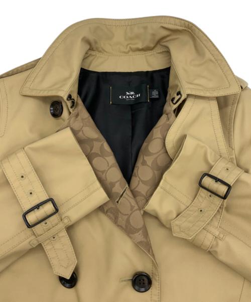 COACH（コーチ）COACH (コーチ) トレンチコート ベージュ サイズ:Sの古着・服飾アイテム