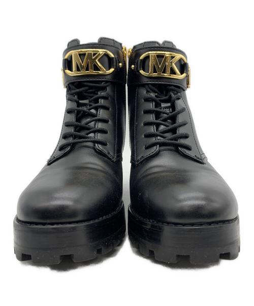 MICHAEL KORS（マイケル・コース）MICHAEL KORS (マイケル・コース) レースアップブーツ ブラック サイズ:6.5Mの古着・服飾アイテム