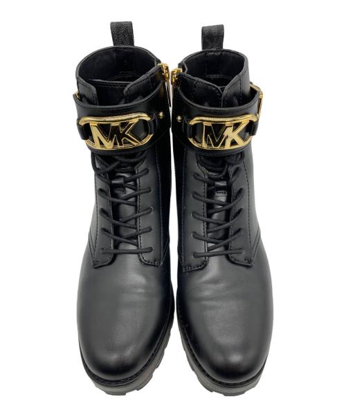 MICHAEL KORS（マイケル・コース）MICHAEL KORS (マイケル・コース) レースアップブーツ ブラック サイズ:6.5Mの古着・服飾アイテム