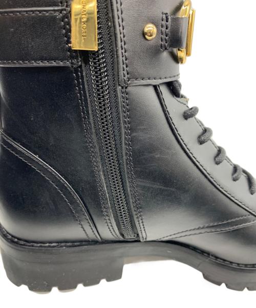 MICHAEL KORS（マイケル・コース）MICHAEL KORS (マイケル・コース) レースアップブーツ ブラック サイズ:6.5Mの古着・服飾アイテム