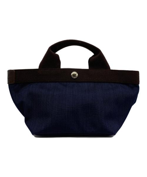Herve Chapelier（エルベシャプリエ）Herve Chapelier (エルベシャプリエ) 舟型ミニトート  ブルーの古着・服飾アイテム