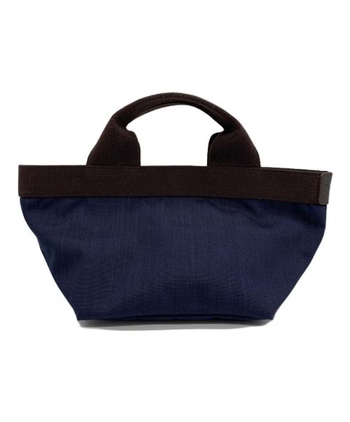 Herve Chapelier（エルベシャプリエ）Herve Chapelier (エルベシャプリエ) 舟型ミニトート  ブルーの古着・服飾アイテム