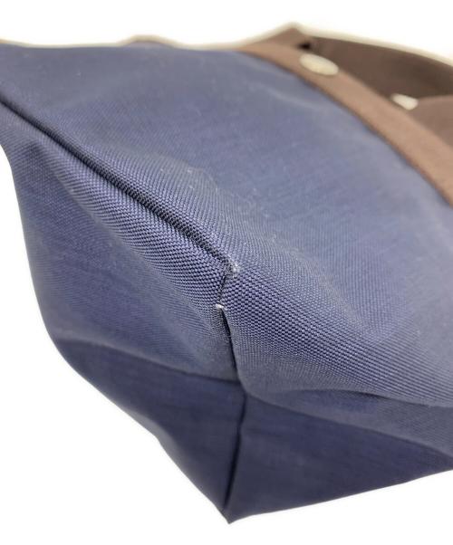 Herve Chapelier（エルベシャプリエ）Herve Chapelier (エルベシャプリエ) 舟型ミニトート  ブルーの古着・服飾アイテム