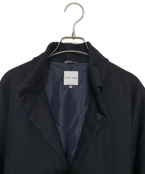 SOU・SOU（ソウソウ）SOU・SOU (ソウソウ) ウールコート ネイビー サイズ:Mの古着・服飾アイテム