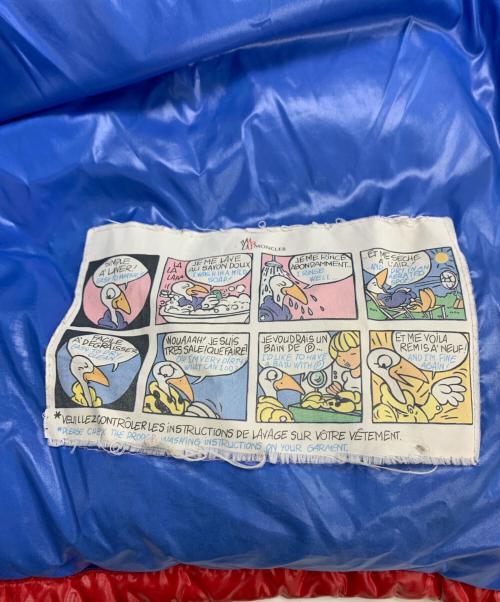 MONCLER（モンクレール）MONCLER (モンクレール) ANDERSEN レッド×ブルー サイズ:5の古着・服飾アイテム