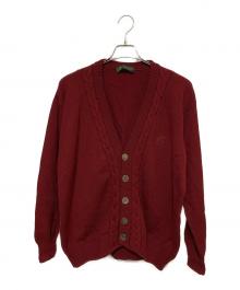 HUNTING WORLD（ハンティングワールド）の古着「薄手カーディガン」｜レッド