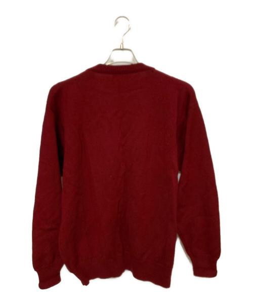 HUNTING WORLD（ハンティングワールド）HUNTING WORLD (ハンティングワールド) 薄手カーディガン レッド サイズ:記載なしの古着・服飾アイテム