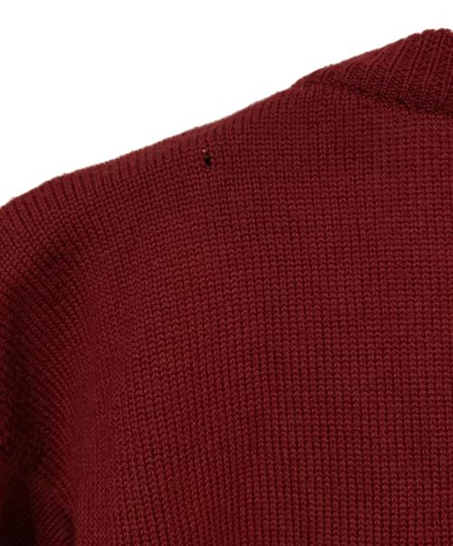 HUNTING WORLD（ハンティングワールド）HUNTING WORLD (ハンティングワールド) 薄手カーディガン レッド サイズ:記載なしの古着・服飾アイテム