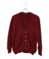 HUNTING WORLD（ハンティングワールド）の古着「薄手カーディガン」｜レッド
