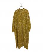 plantationプランテーション）の古着「フラワービエラPT 」｜イエロー×アイボリー