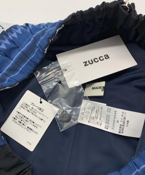 ZUCCA（ズッカ）ZUCCA (ズッカ) エスニックプリント / スカート ブルー×ブラック サイズ:M 未使用品の古着・服飾アイテム