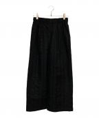 ZUCCAズッカ）の古着「デニムチュールエンブロイダリー」｜ブラック