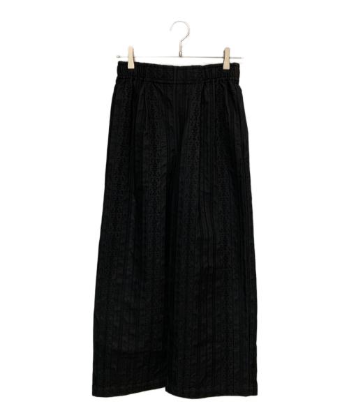 ZUCCA（ズッカ）ZUCCA (ズッカ) デニムチュールエンブロイダリー ブラック サイズ:M 未使用品の古着・服飾アイテム