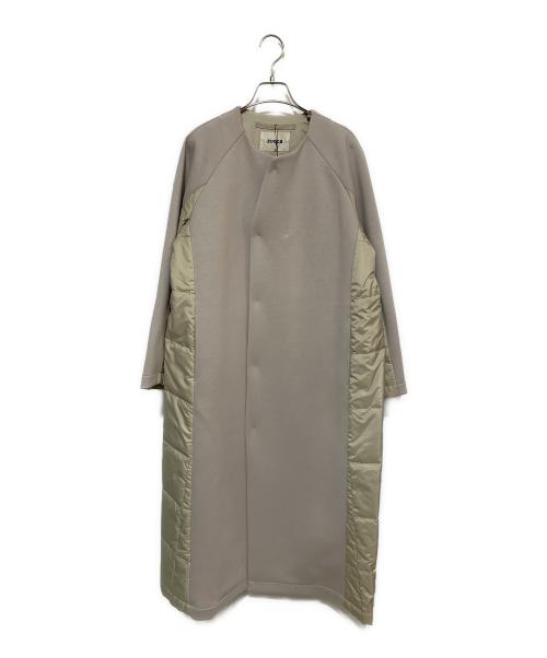 ZUCCA（ズッカ）ZUCCA (ズッカ) ライトキルトドッキングコート グレー×カーキ サイズ:S 未使用品の古着・服飾アイテム