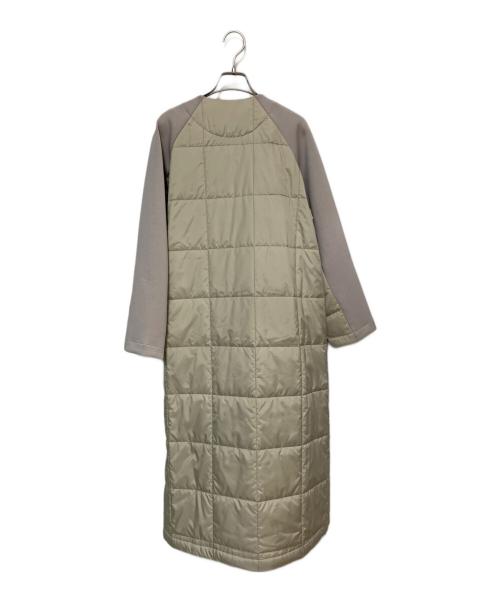 ZUCCA（ズッカ）ZUCCA (ズッカ) ライトキルトドッキングコート グレー×カーキ サイズ:S 未使用品の古着・服飾アイテム