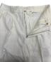 中古・古着 NEAT (ニート) CARUSO (カルーゾ) タックパンツ ホワイト サイズ:48：18000円