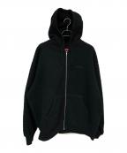SUPREMEシュプリーム）の古着「Pilled Zip Up Hooded Sweatshirt」｜ブラック