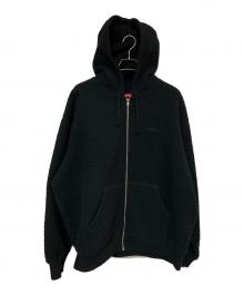 SUPREME（シュプリーム）の古着「Pilled Zip Up Hooded Sweatshirt」｜ブラック