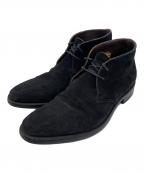GRENSONグレンソン）の古着「スウェードチャッカブーツ」｜ブラック