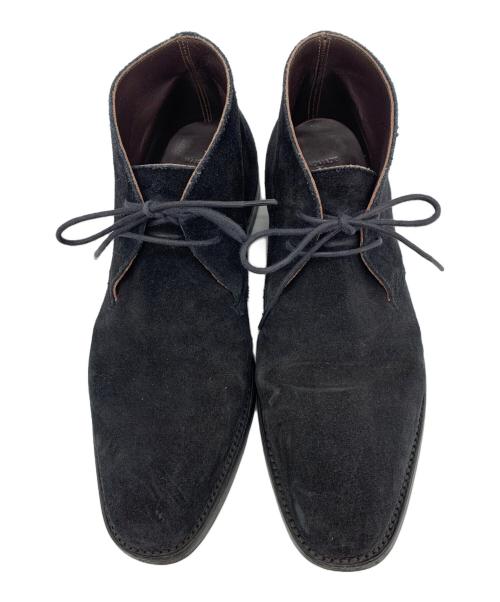 GRENSON（グレンソン）GRENSON (グレンソン) スウェードチャッカブーツ ブラック サイズ:7Fの古着・服飾アイテム