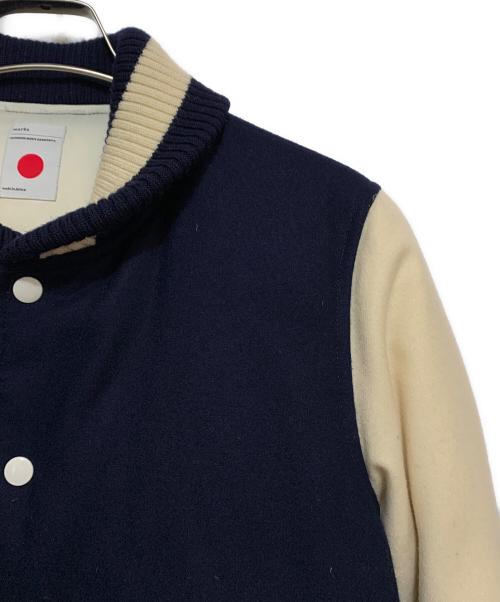 MARKA（マーカ）MARKA (マーカ) スタジャン ネイビー×ベージュ サイズ:2の古着・服飾アイテム